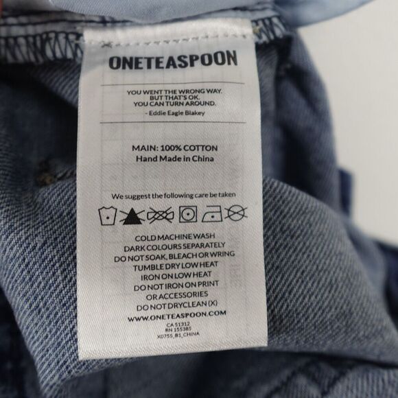 One Teaspoon Womens Oxford Awes Bagg Jeans Distressed Size 24 - Picture 11 of 11